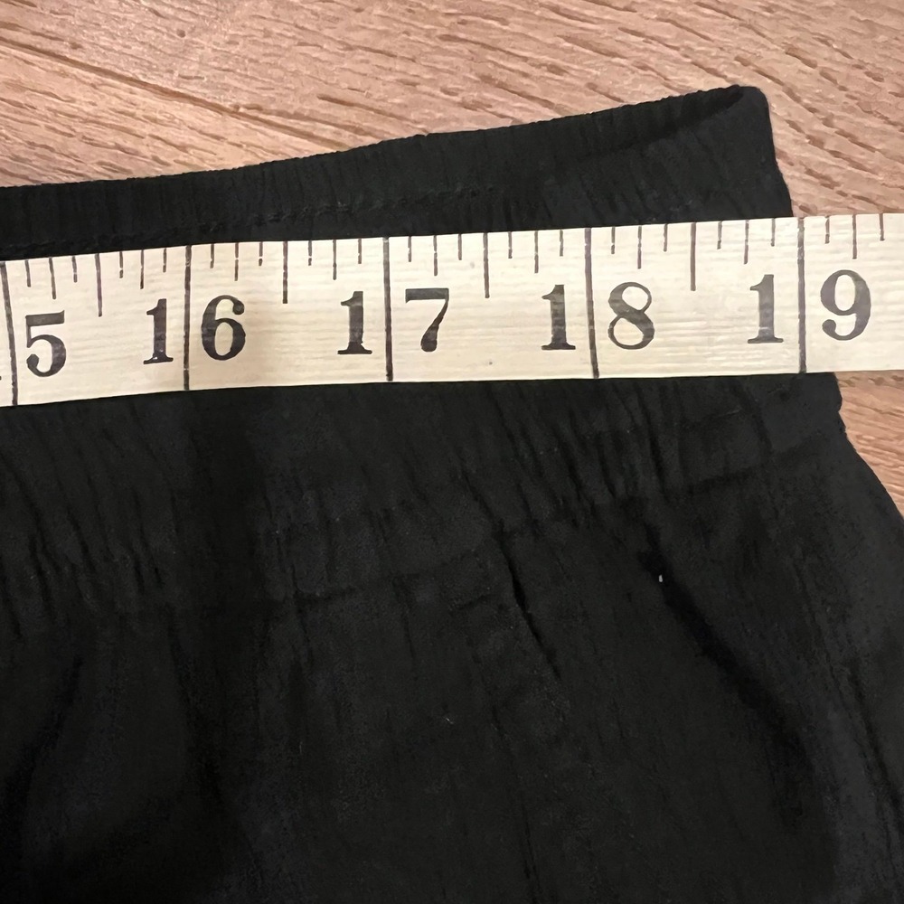 Madewell Pullon Black wide leg pants with pockets Sz PXXL - Picture 4 of 12